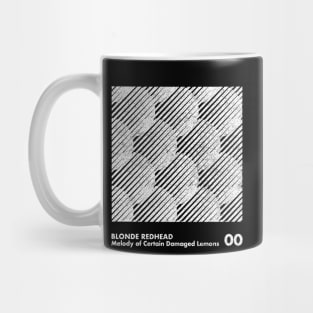 Blonde Redhead / Minimal Graphic Design Artwork Mug